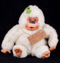 Russ Berrie Gonga Merry Christmas White Ape Monkey Plush Toy